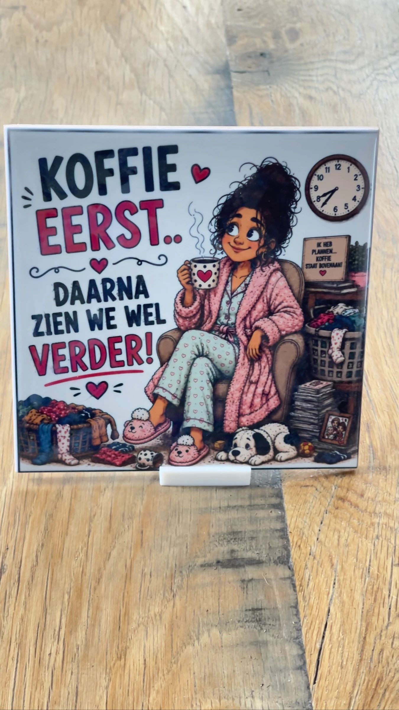 Decoratief tegeltje